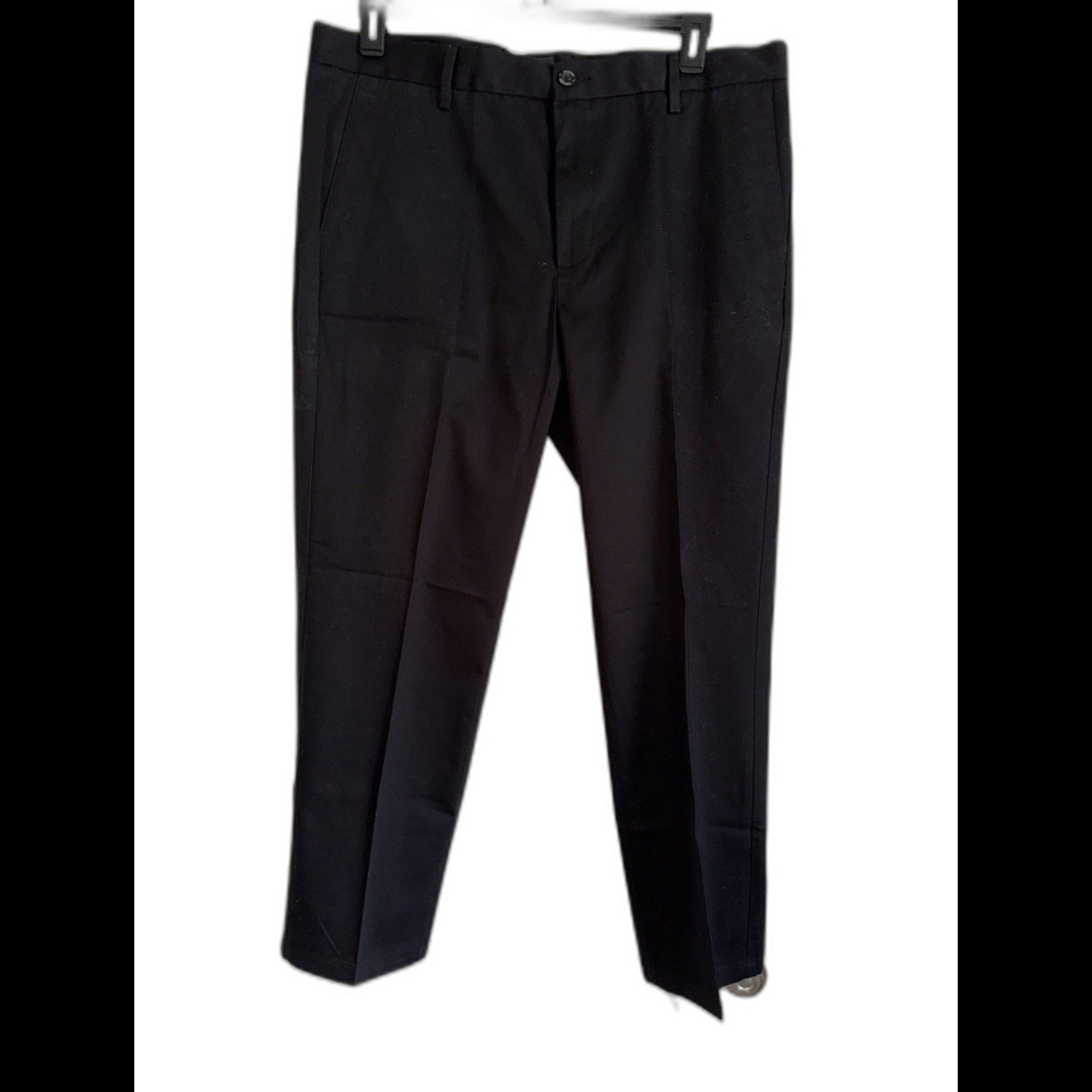 NEW MENS DOCKERS SIGNATURE SLIM FIT PANTS FLAT BLACK  478460026 SIZE 38x29